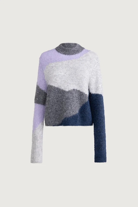 Misty Lilac Intarsia