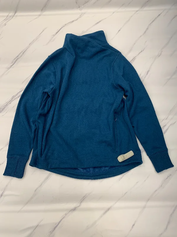 Athletic Sweatshirt Crewneck By Athleta In Blue, Size: L