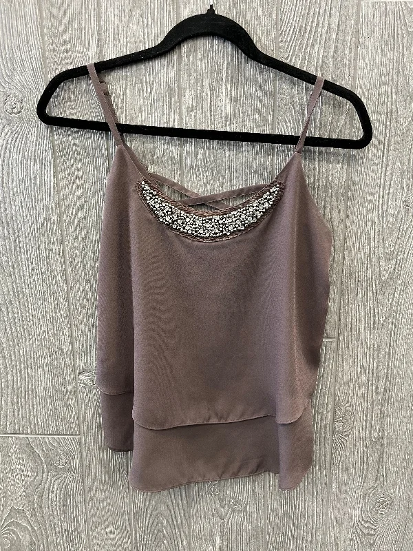 Brown Top Sleeveless Studio, Size S