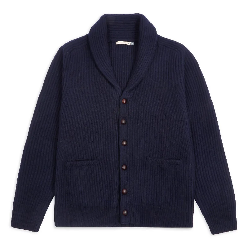 Shawl Cardigan - Navy