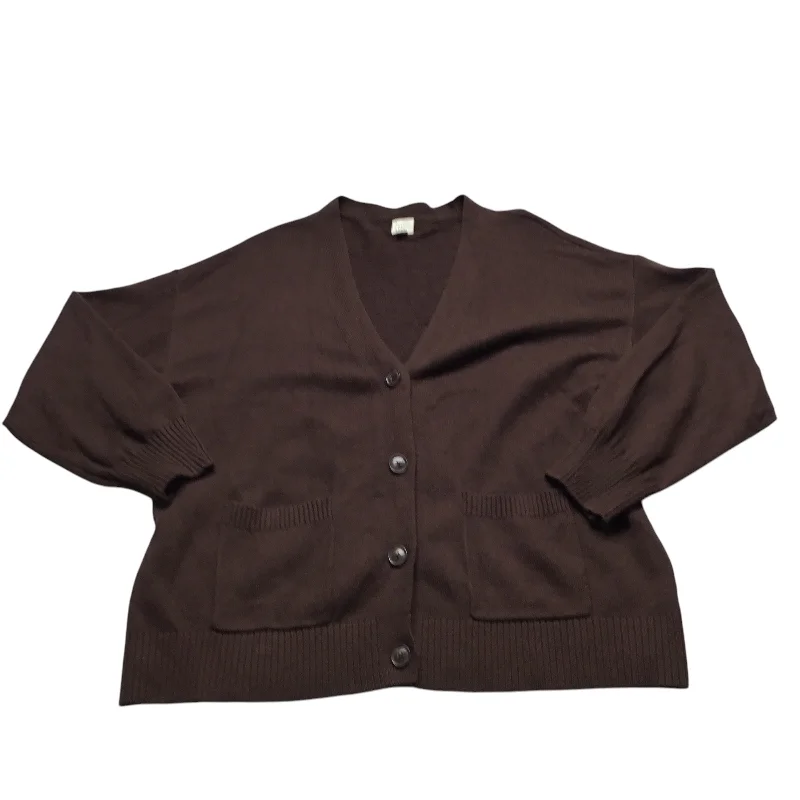 Cardigan By A New Day In Brown, Size: Xxl