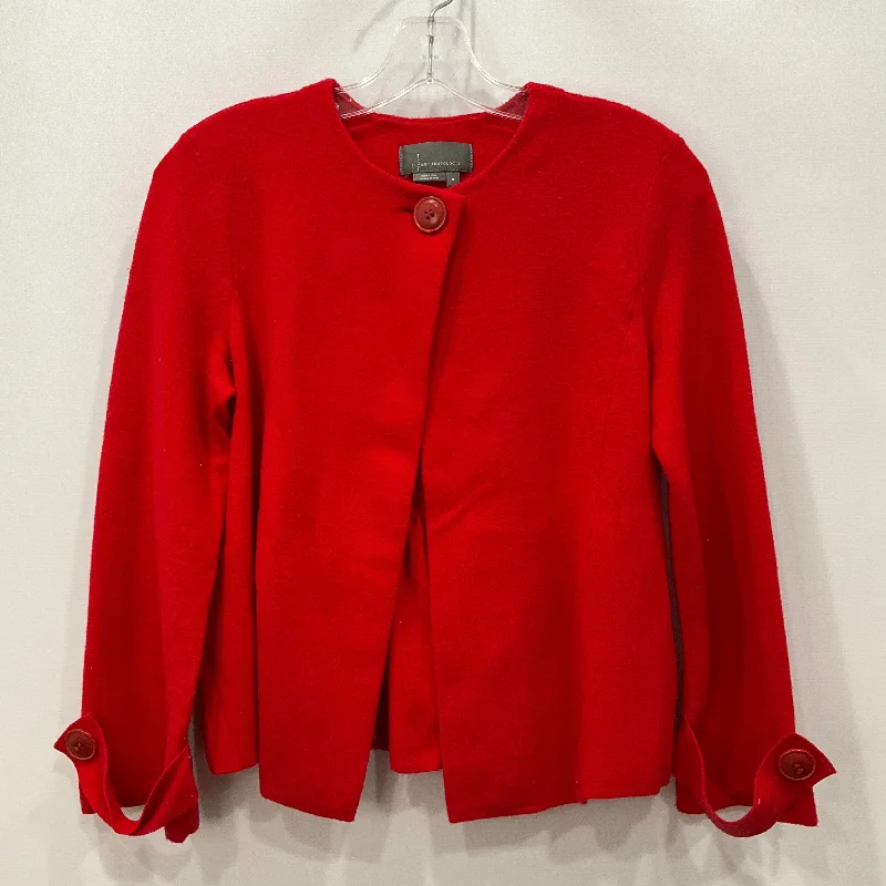 Cardigan By Anthropologie In Red, Size: S