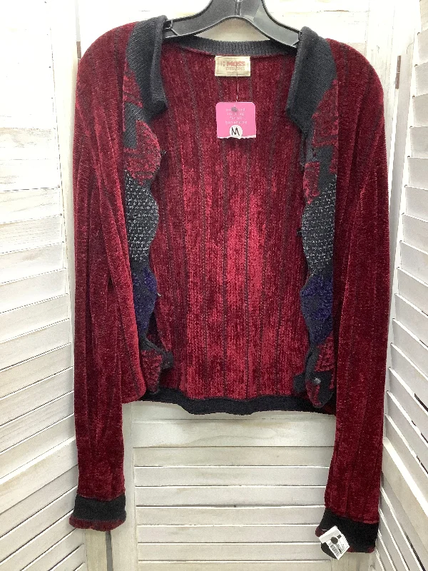 Cardigan By Clothes Mentor In Red, Size: M