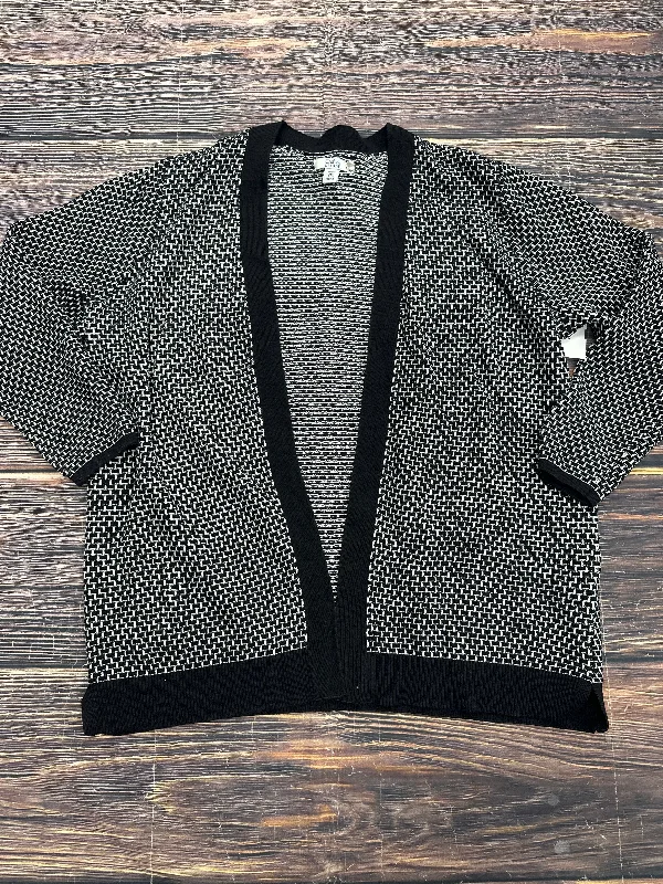 Cardigan By Croft And Barrow In Black, Size: Xlp