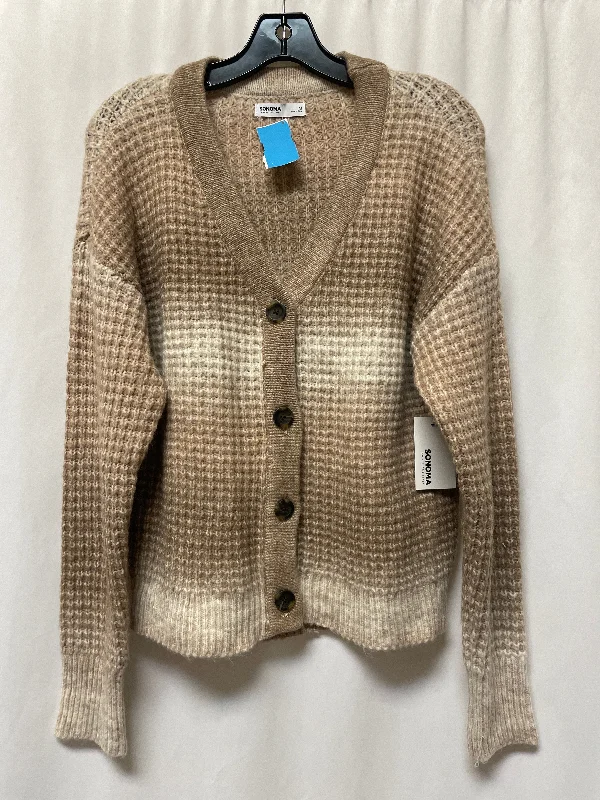 Cardigan By Sonoma In Tan, Size: M