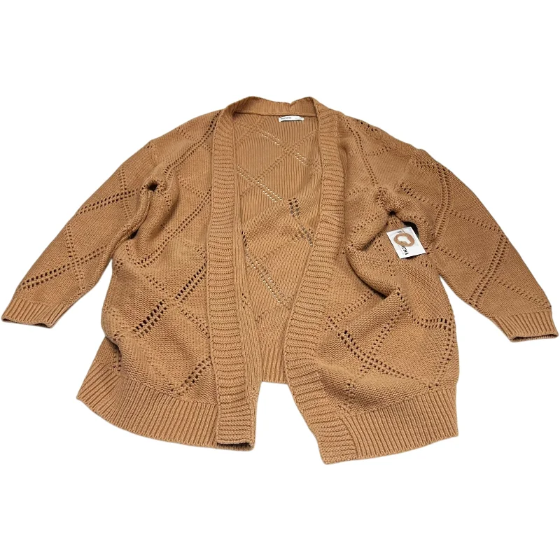 Cardigan By Sonoma In Tan, Size: Xlp