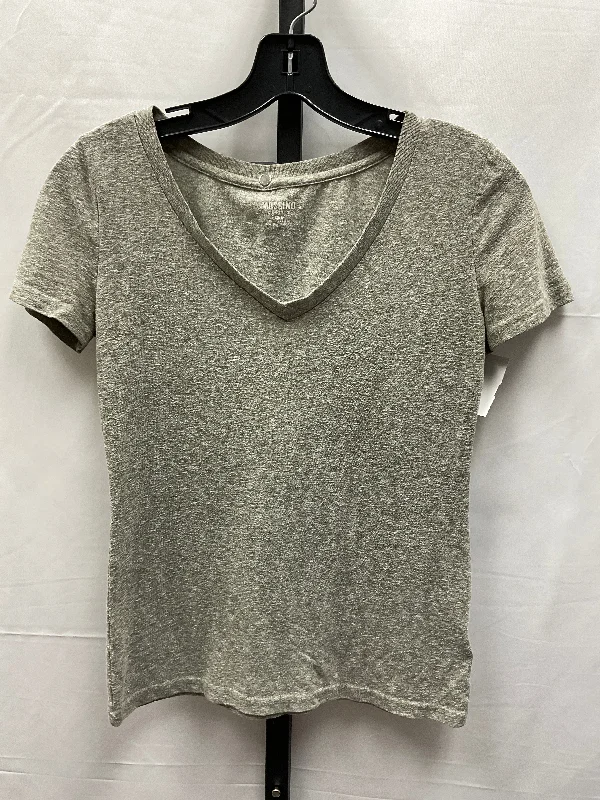 Grey Top Short Sleeve Basic Mossimo, Size Xs