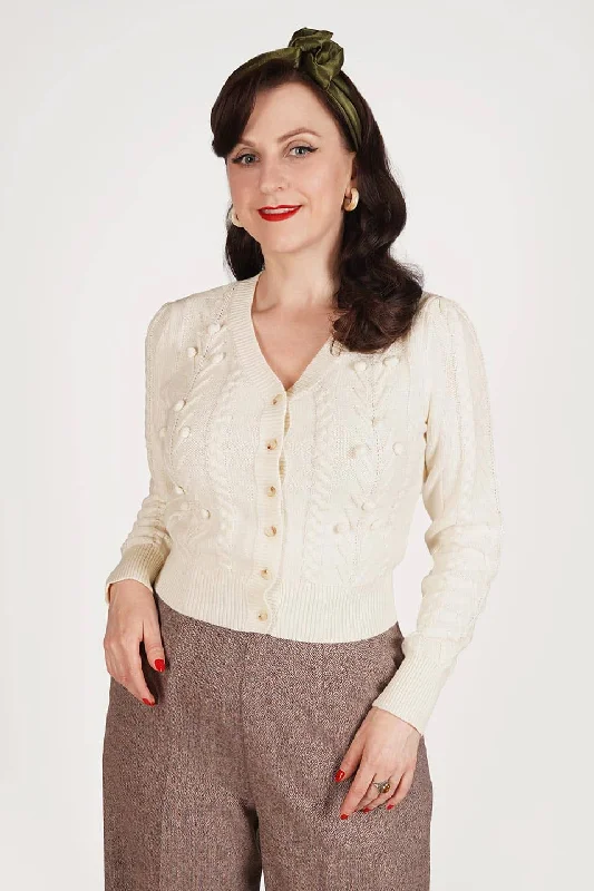 Judy Cardigan in Ivory