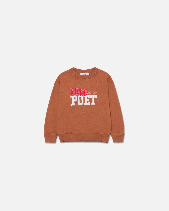 LOVE IS A POET CREW NECK (KIDS)