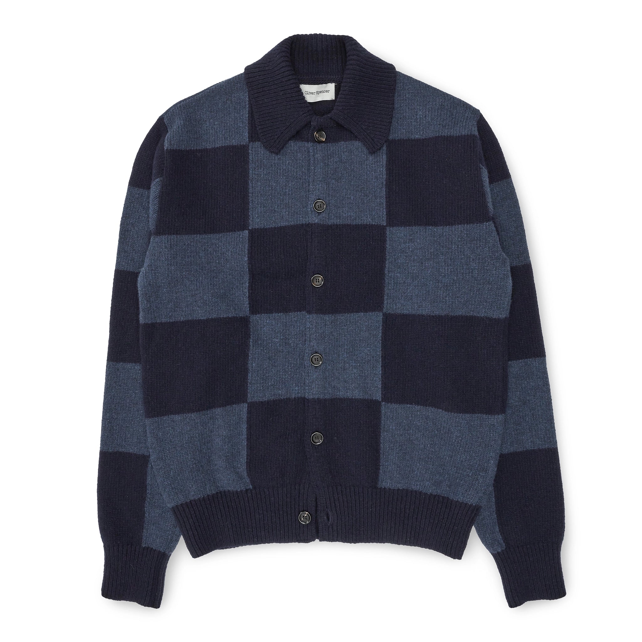 Loftus Britten Knitted Cardigan - Navy