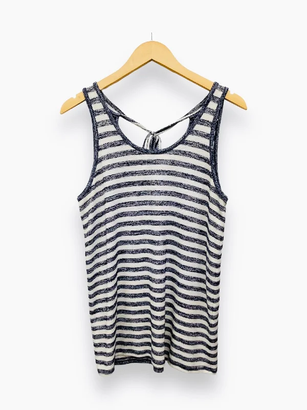 Striped Pattern Top Sleeveless Market & Spruce, Size S