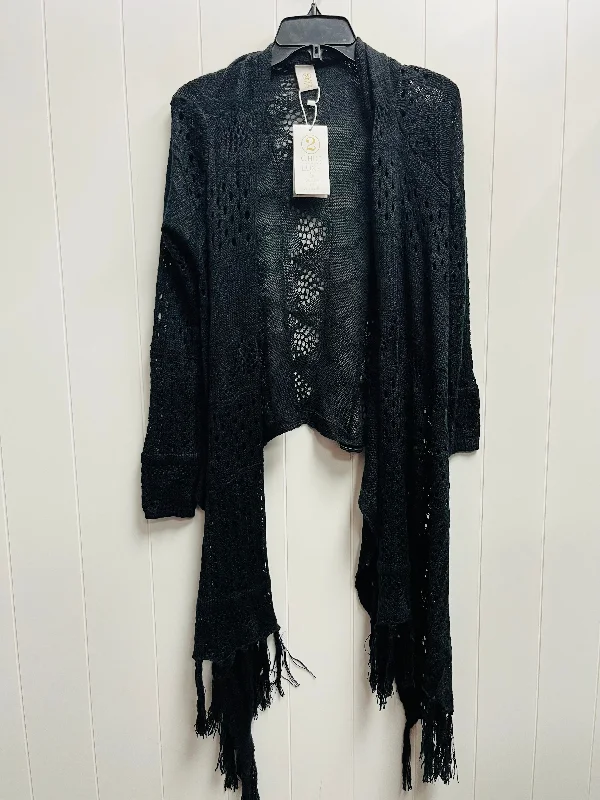 Sweater Cardigan By Clothes Mentor In Black, Size: Osfm