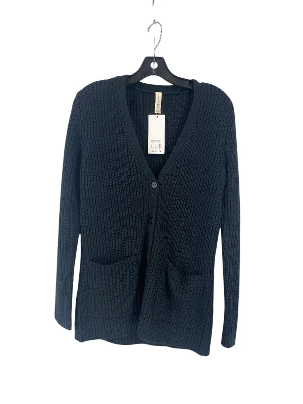 Sweater Cardigan By Clothes Mentor In Black, Size: S