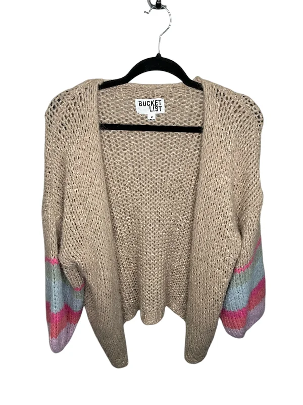 Sweater Cardigan By Cmc In Brown, Size: M