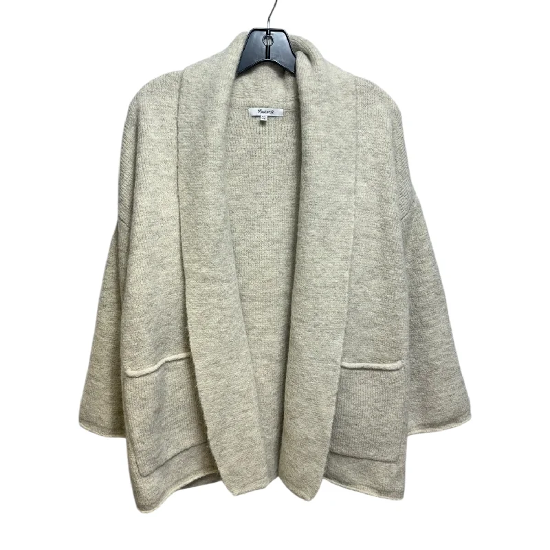 Sweater Cardigan By Madewell In Cream, Size: Xxs