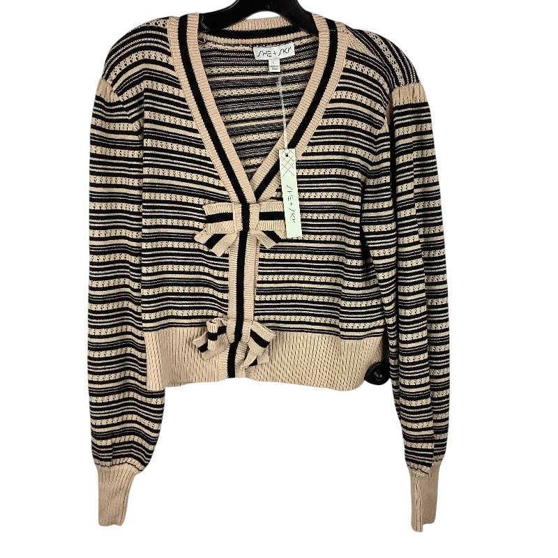 Sweater Cardigan By She + Sky In Cream, Size: L