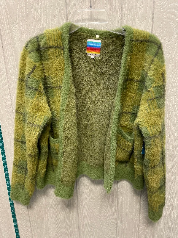 Sweater Cardigan By UNIF In Green, Size: L