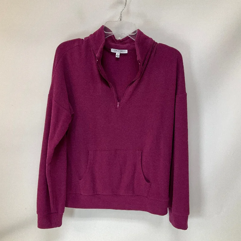 Sweatshirt Collar By Cmc In Purple, Size: M