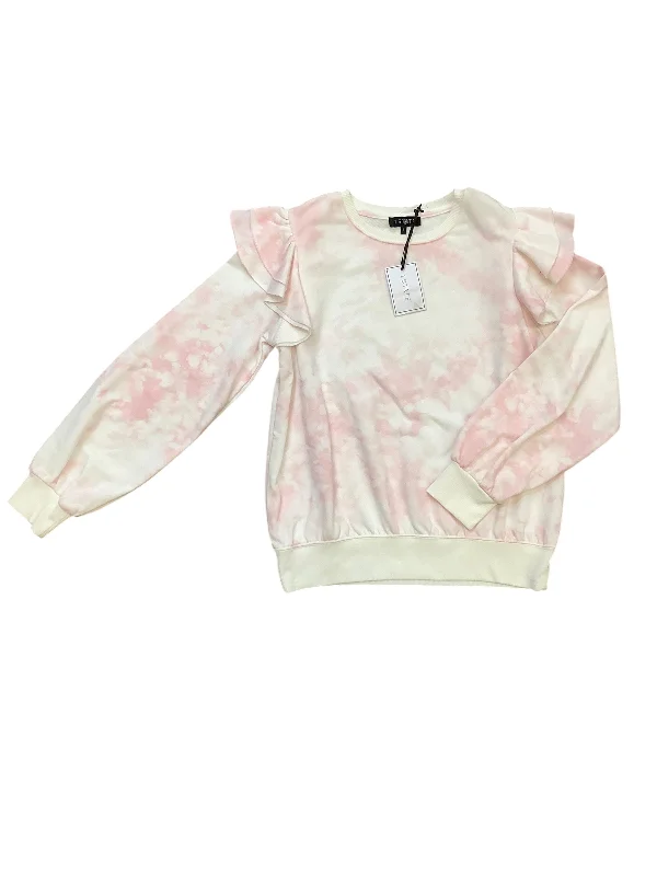 Sweatshirt Crewneck By Clothes Mentor In Tie Dye Print, Size: S