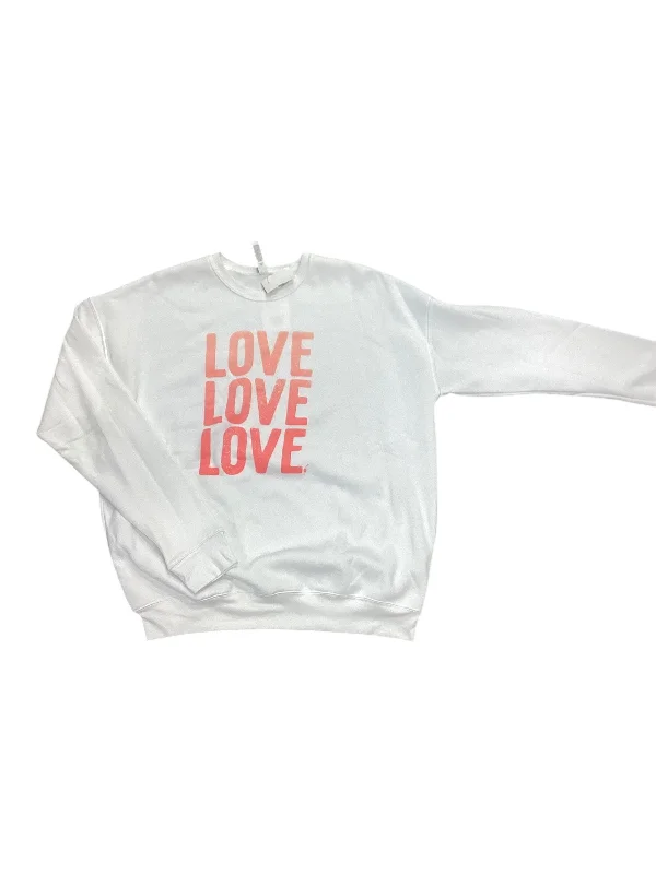 Sweatshirt Crewneck By Cme In White, Size: L