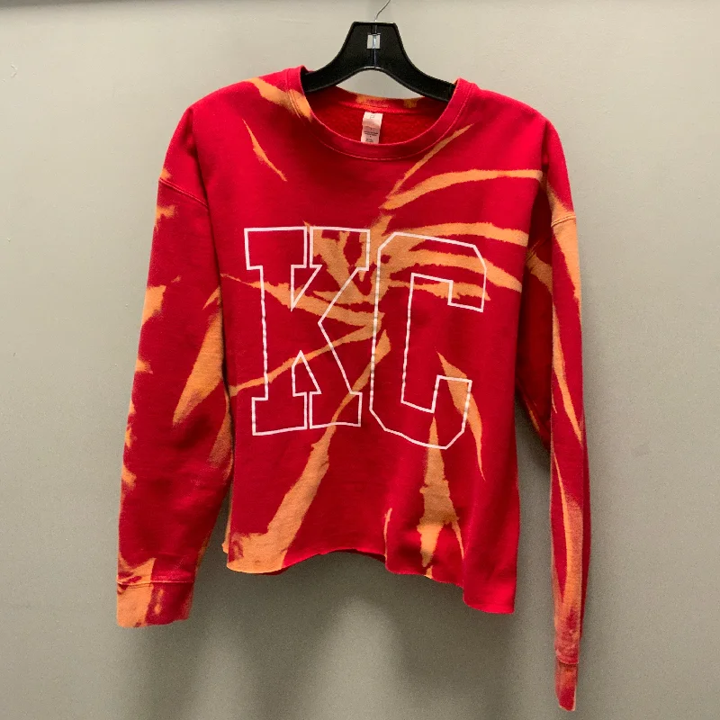 Sweatshirt Crewneck By Tultex In Red, Size: M