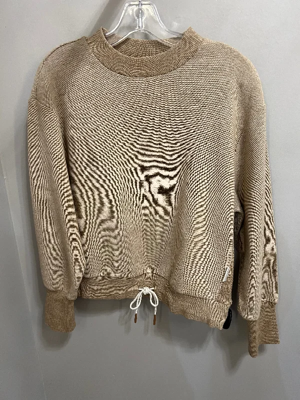 Sweatshirt Crewneck By Varley In Brown, Size: S