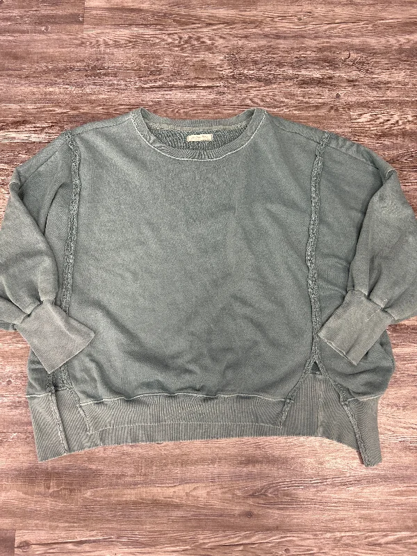 Sweatshirt Crewneck By We The Free In Green, Size: L