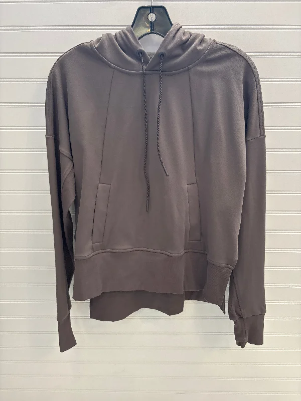 Sweatshirt Hoodie By Athleta In Grey, Size: Xs