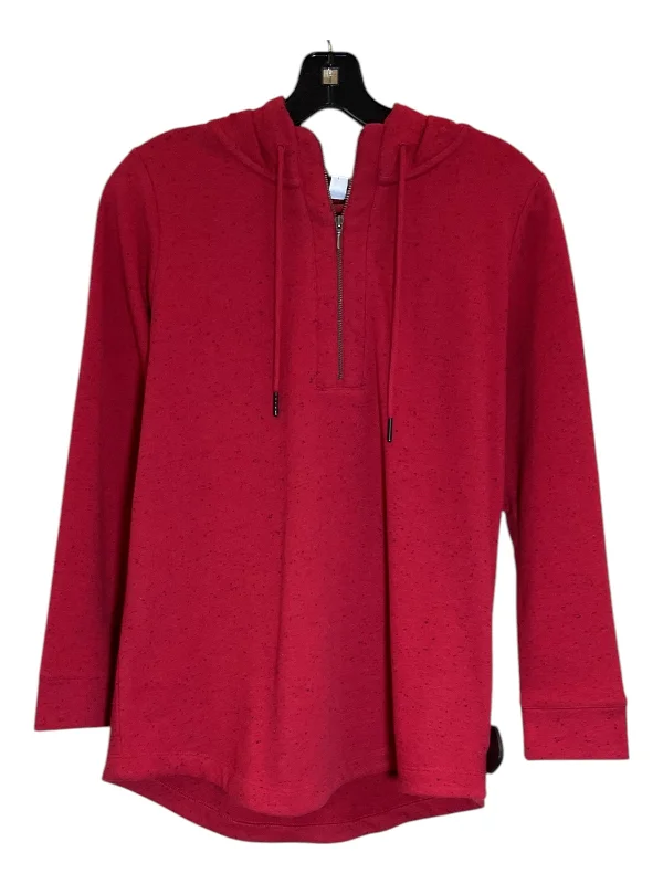 Sweatshirt Hoodie By J. Jill In Red, Size: Sp