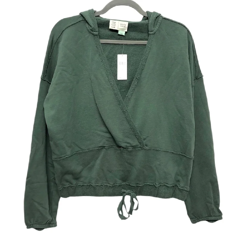 Sweatshirt Hoodie By Saturday/sunday In Green, Size: S