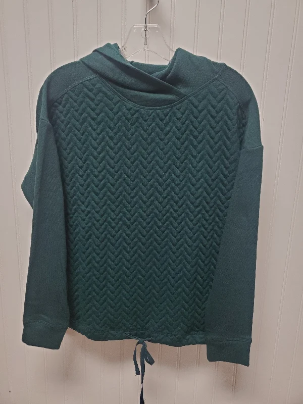 Sweatshirt Hoodie By St Johns Bay In Green, Size: S