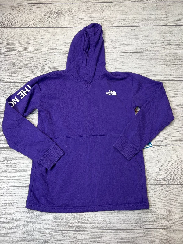 Sweatshirt Hoodie By The North Face In Purple, Size: GIRLS XL