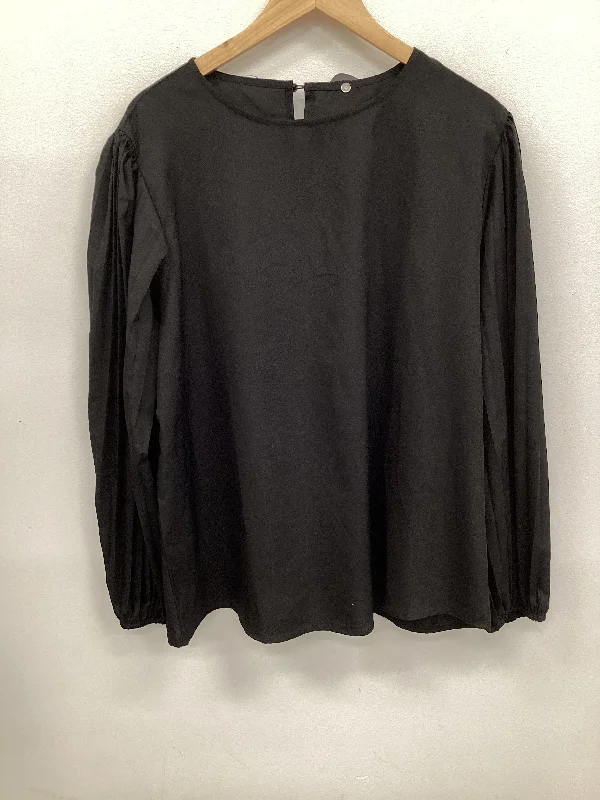 Top Long Sleeve By Clothes Mentor In Black, Size: 2x