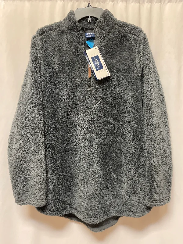 Top Long Sleeve By Clothes Mentor In Grey, Size: Xl