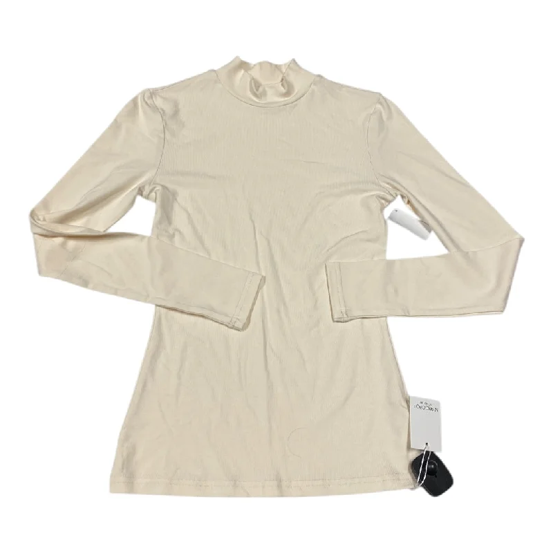 Top Long Sleeve By Cmc In Cream, Size: Xs