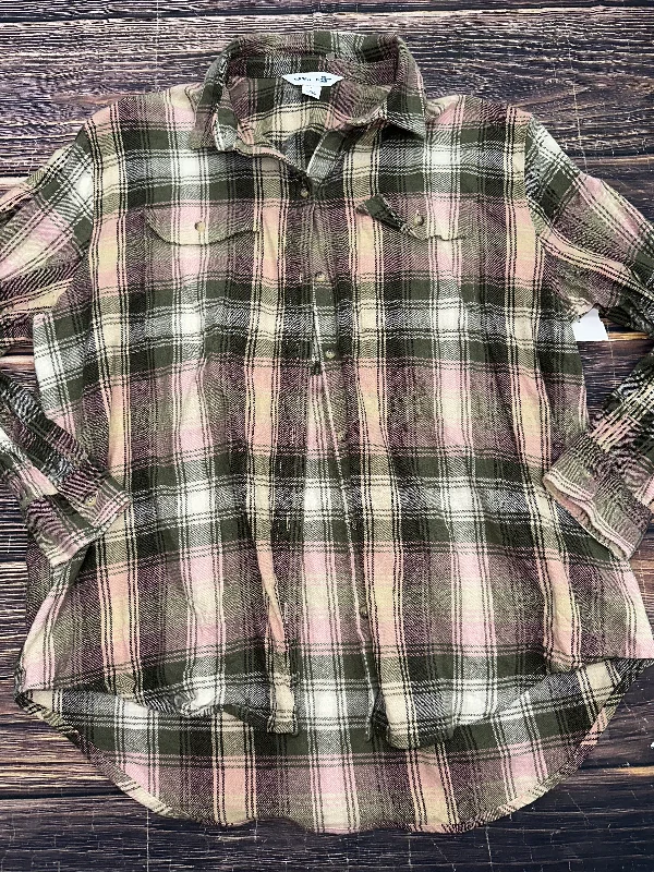 Top Long Sleeve By Old Navy In Green, Size: L