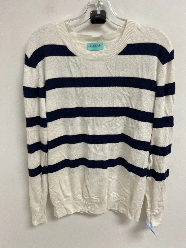 Top Long Sleeve By Ps Kate In Striped Pattern, Size: Xl