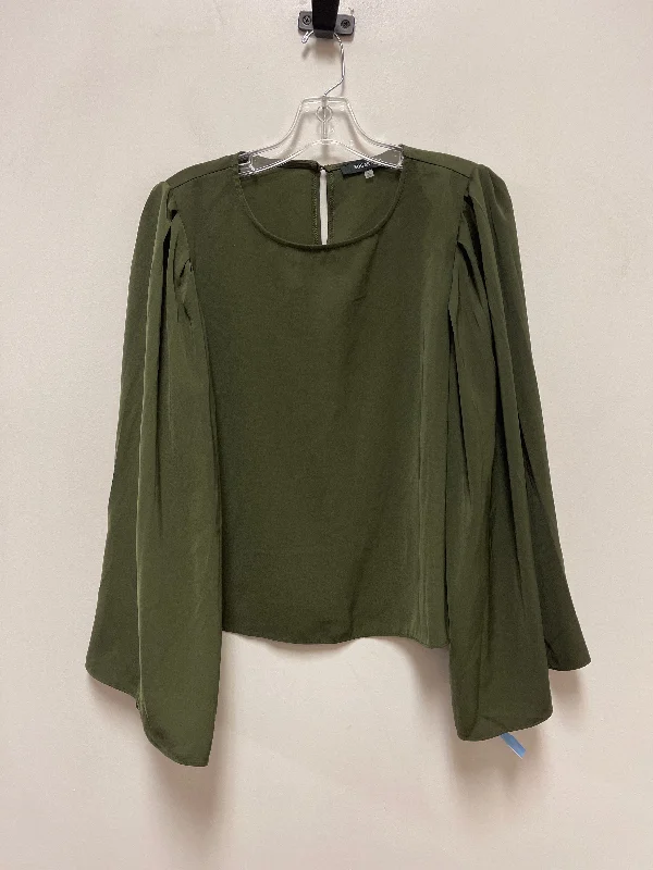 Top Long Sleeve By Sugar Lips In Green, Size: S