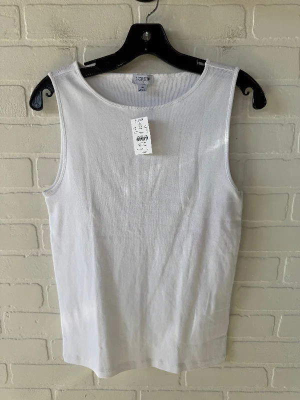 Top Sleeveless Basic By J. Crew In White, Size: M