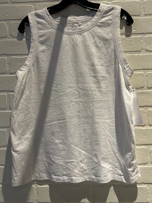 Top Sleeveless Basic By Loft In White, Size: L