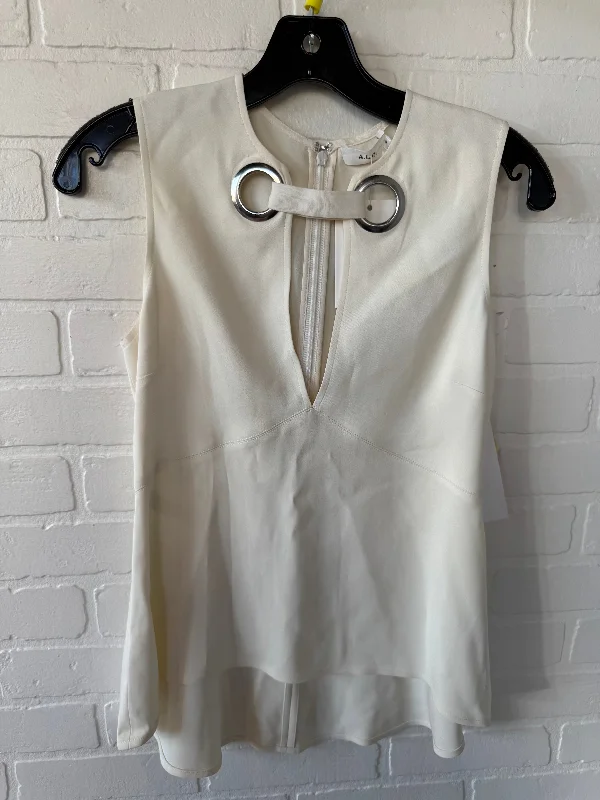 Top Sleeveless By Alc In Cream, Size: Xs