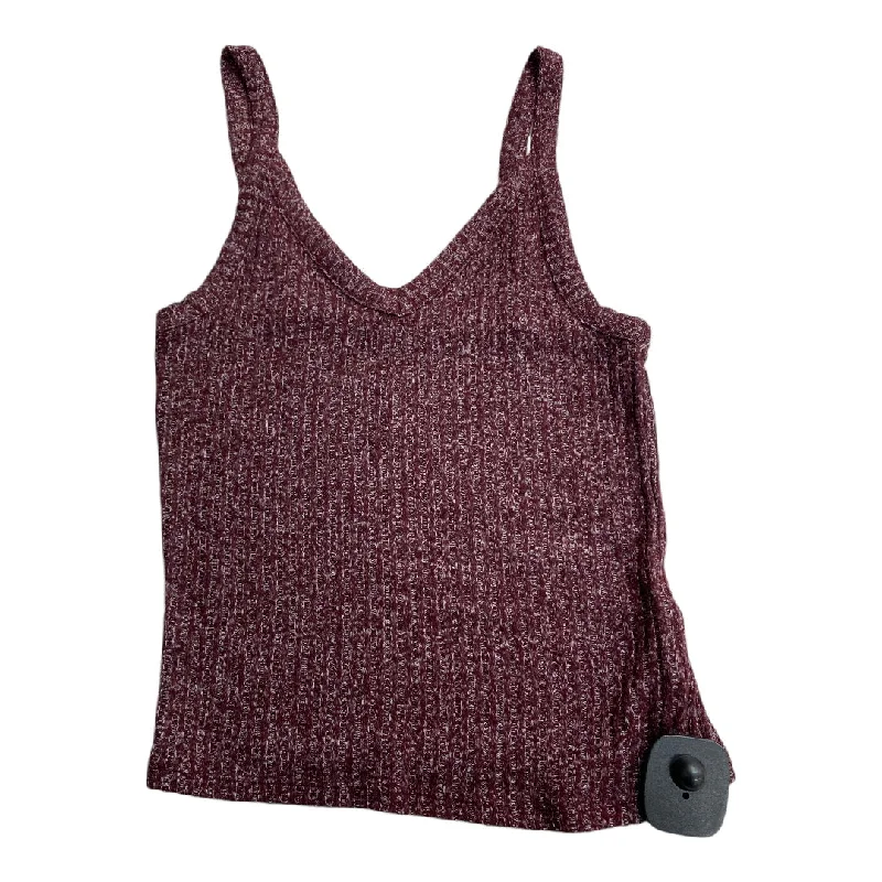 Top Sleeveless By American Eagle In Purple, Size: S