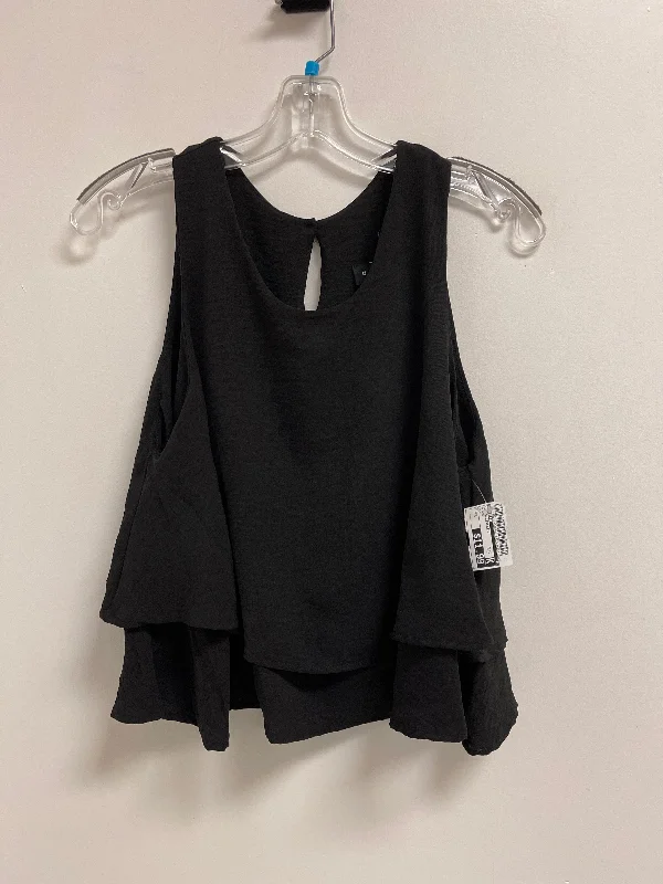 Top Sleeveless By Ariella In Black, Size: M