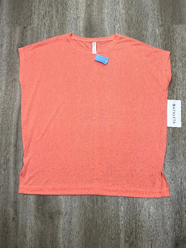 Top Sleeveless By Athleta In Orange, Size: Xs