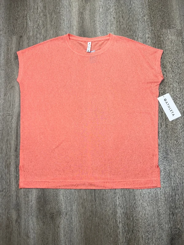 Top Sleeveless By Athleta In Orange, Size: Xs