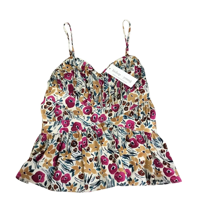 Top Sleeveless By Bishop + Young In Floral Print, Size: S