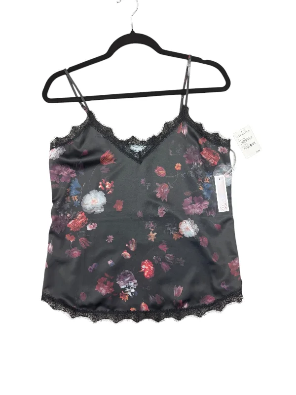 Top Sleeveless By Chelsea 28 In Floral Print, Size: S