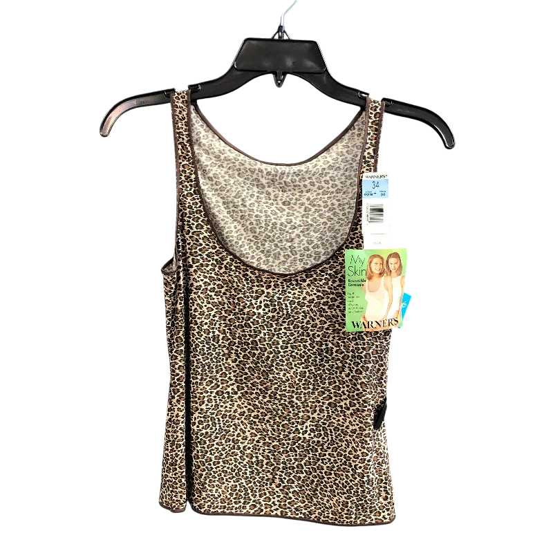 Top Sleeveless By Cmc In Animal Print, Size: S