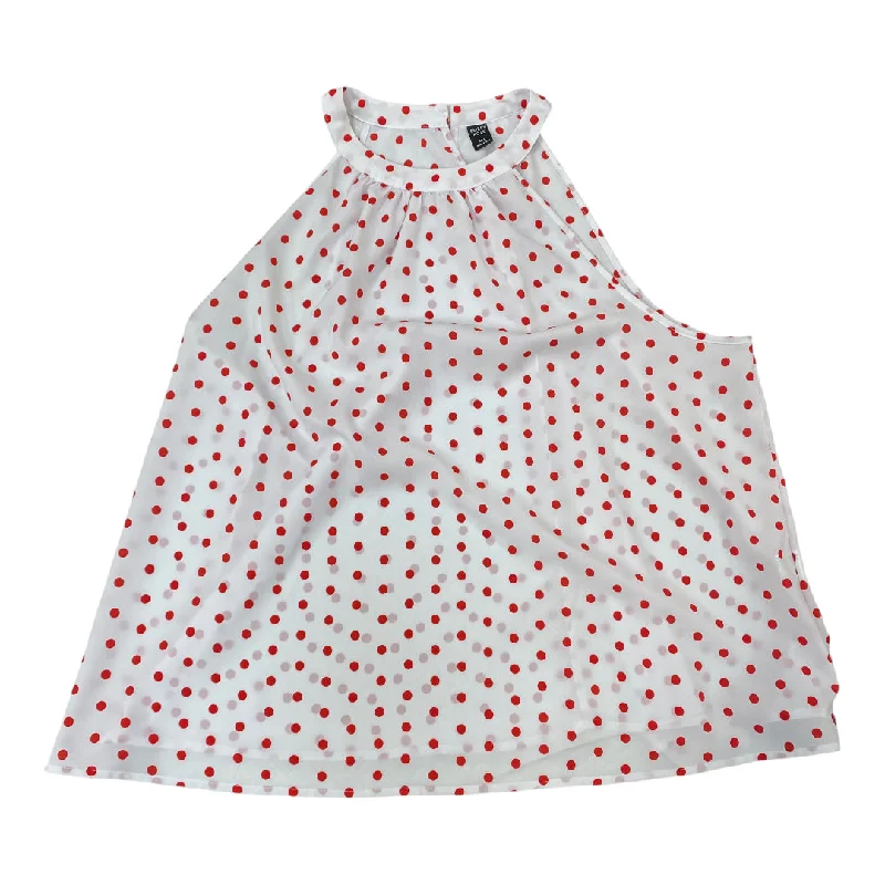 Top Sleeveless By Cmc In Polkadot Pattern, Size: 4x