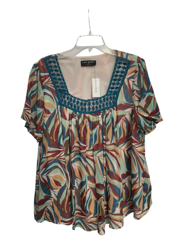 Top Sleeveless By Lane Bryant In Multi-colored, Size: 1x